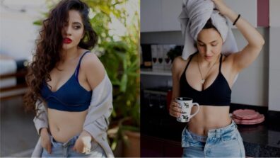 Ultimate Sensuality Style Game: Master the art of ‘unbuttoned denim’ and bralette from Urrfii Javed and Elli AvrRam