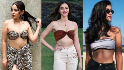 Urfi Javed, Ananya Panday and Shanaya Kapoor’s Bandeau Bralette ecstasies would leave you rejuvenated