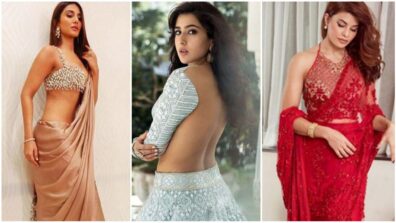 Vaani Kapoor, Sara Ali Khan and Jacqueline Fernandez are ultimate trendsetters in Risqué blouse designs, take cues