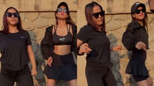 Viral Video: Nia Sharma makes chaos on the Mumbai streets with her friend