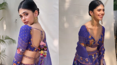 Viral Video: Sanjana Sanghi is quintessential muse to fall in love with, sets internet on fire in backless lehenga choli