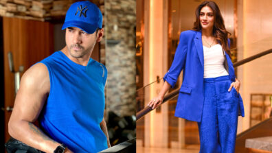 Want to set special ‘twinning couple’ goals? Bengali couple Nusrat Jahan and Yash Dasgupta’s blue vogue game is what you need