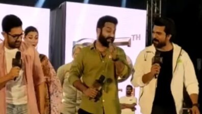 Watch: Aamir Khan dances with Alia Bhatt, Ram Charan and Jr. NTR to promote ‘RRR’, video goes viral