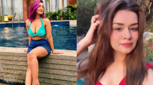 Watch: Aashika Bhatia and Avneet Kaur turn sensuous pool babies on Holi, fans sweat