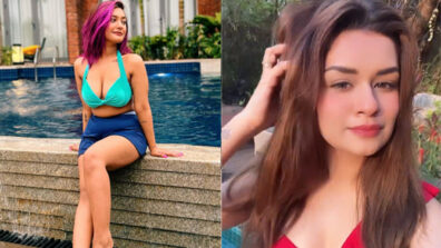 Watch: Aashika Bhatia and Avneet Kaur turn sensuous pool babies on Holi, fans sweat