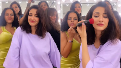 Watch: Disha Patani unites with girl gang to cheer for rumoured BF Tiger Shroff, fans can’t keep calm