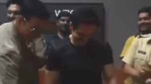 Watch: Emraan Hashmi cuts birthday cake with Akshay Kumar on ‘Selfiee’ sets, video goes viral