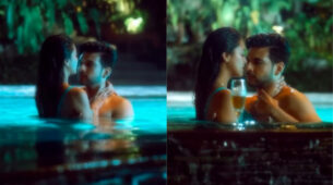 Watch: Karan Kundrra and Tejaswi Prakash’s steamy romantic moment on swimming pool go viral