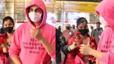 Watch: Kartik Aaryan gets chased by female fans at airport, receives red roses as gesture of love