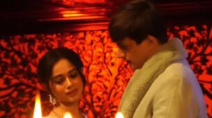 Watch: Mohsin Khan and Jannat Zubair Rahmani enjoy candle-light meal together, romantic dance video goes viral