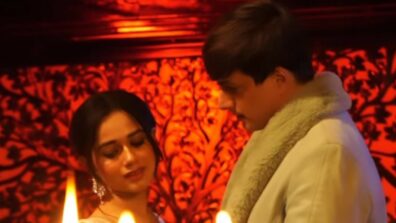 Watch: Mohsin Khan and Jannat Zubair Rahmani enjoy candle-light meal together, romantic dance video goes viral