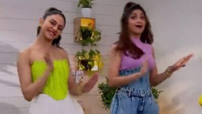 Watch: Rakul Preet Singh and Shilpa Shetty get groovy like no one’s watching, flex muscles like swaggers