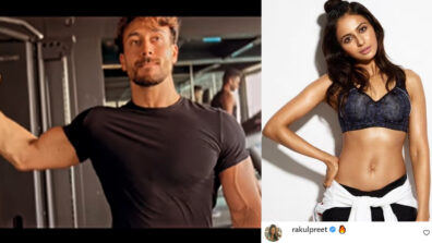 Watch: Rakul Preet Singh loves watching Tiger Shroff flex his biceps at gym, Disha Patani reacts