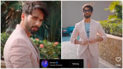 Watch: Shahid Kapoor walks with indomitable swag, Hansika Motwani loves it