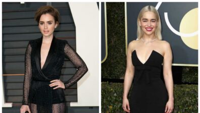 Who Has Better Black Dress Collection: Emilia Clarke Or Lily Collins?