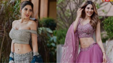 Why be ordinary: Nikki Tamboli drops stunner in strapless lehenga, fans sweat seeing curvaceous midriff