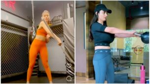 Workout Mode on: Urvashi Rautela showcases her Martial Arts skills, Anveshi Jain pronounces strength at the gym
