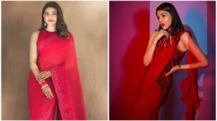 3 Times When Kajal Aggarwal Slayed In Red Sarees