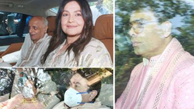 Ranbir Kapoor-Alia Bhatt Wedding: Randhir, Karisma Kapoor, Karan Johar, Babita, Mahesh and Pooja Bhatt arrive at venue