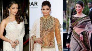 From Golden Embroidered Dress To Gorgeous Black Saree: Aishwarya Rai Shows Off Traditional Collection Like A Queen