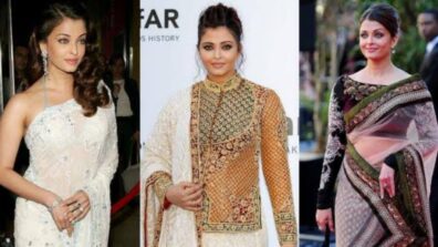 From Golden Embroidered Dress To Gorgeous Black Saree: Aishwarya Rai Shows Off Traditional Collection Like A Queen