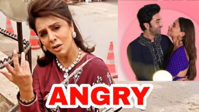 Aap Logo Ko Usse Kya…: Neetu Kapoor gets angry at paparazzi for pestering her on Ranbir Kapoor-Alia Bhatt wedding