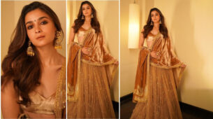 Alia Bhatt Is Perfect Golden Girl: From Her Warm Gold Lehenga To Her Rose Gold Dress