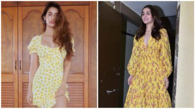 Alia Bhatt Or Disha Patani: Who Wore The Yellow Floral Dress Better?