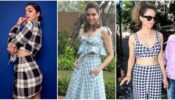 Ananya Panday, Deepika Padukone and Kangana Ranaut look dazzling in checkered coordinated skirts, who’s your favourite?