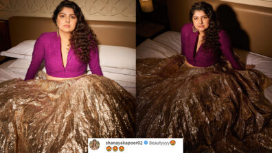 Anshula Kapoor gives regal fashion goals in this sequinned lehenga choli, Shanaya Kapoor goes obsessed