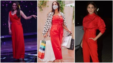 Anushka Sharma, Malaika Arora, Madhuri Dixit: These Red Jumpsuits Are Here To Make A Statement