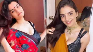 Anveshi Jain pronounces beauty in this perfect floral saree, watch here