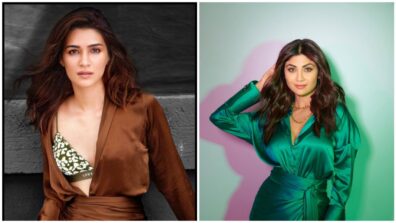 Shilpa Shetty Or Kriti Sanon: Whose Monochromatic Satin Ensemble Would You Steal