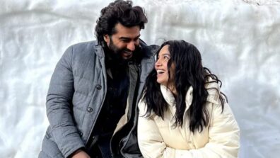 Arjun Kapoor and Bhumi Pednekar caught all laughing and wild amidst snow, check