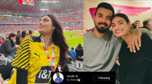 Athiya Shetty caught all smiles at the stadium, rumoured boyfriend KL Rahul lovestruck