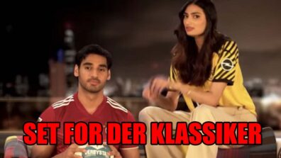 Athiya Shetty In Yellow and Ahan Shetty In Red Are All Set For Der Klassiker: Who Do You Support?