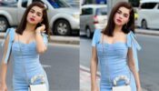 Avneet Kaur personified serenity in his perfect blue bodycon mini dress, see hot pictures