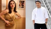 Avneet Kaur turns empress in velvet beige cutout bodycon dress, Siddharth Nigam says ‘Hands down’