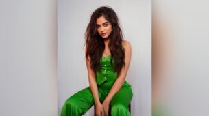 Can’t Get Over Jannat Zubair’s Classy Green Pantsuit Look