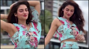 Bengali bombshell Nusrat Jahan enjoys ‘me time’ at beach, Yash Dasgupta loves it