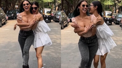 BF Mouni Roy and Lauren Gottlieb caught dancing and loitering together on the streets, watch video