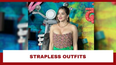 Bhojpuri Babe Monalisa’s Top Strapless Outfits