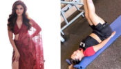 Bigg Boss Babes On Fire: Rubina Dilaik dazzles in red, Rashami Desai performs ab crunches in gym