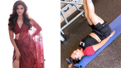 Bigg Boss Babes On Fire: Rubina Dilaik dazzles in red, Rashami Desai performs ab crunches in gym