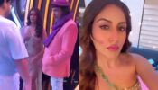 Caught On Camera: Surbhi Chandna shoots with Mithun Chakraborty on set, is a new project happening?