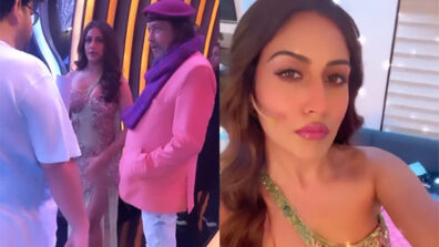 Caught On Camera: Surbhi Chandna shoots with Mithun Chakraborty on set, is a new project happening?