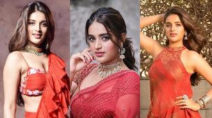 Check Out The Best Of Nidhhi Agerwal’s Red Ensembles