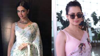 Deepika Padukone Or Kangana Ranaut: Who Wore The Sabyasachi Floral Saree Better?