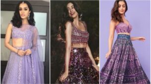 Alia Bhatt, Janhvi Kapoor And Shraddha Kapoor: Divas Who Dazzled In Purple Lehengas