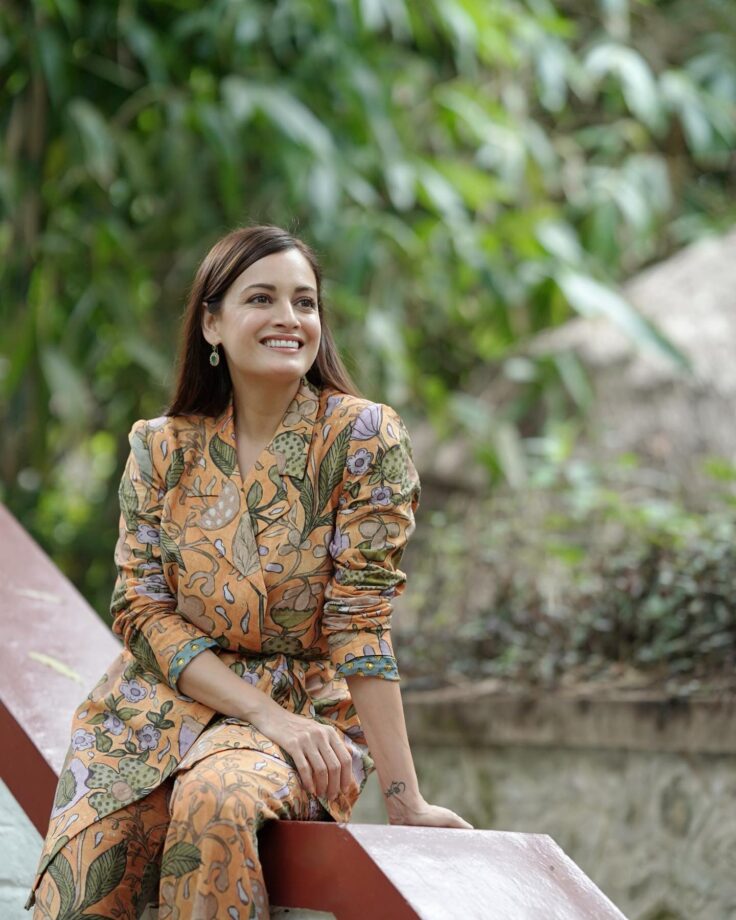 Dia Mirza Looks Total Glamour In Floral Co-Ords: See Pics - 4